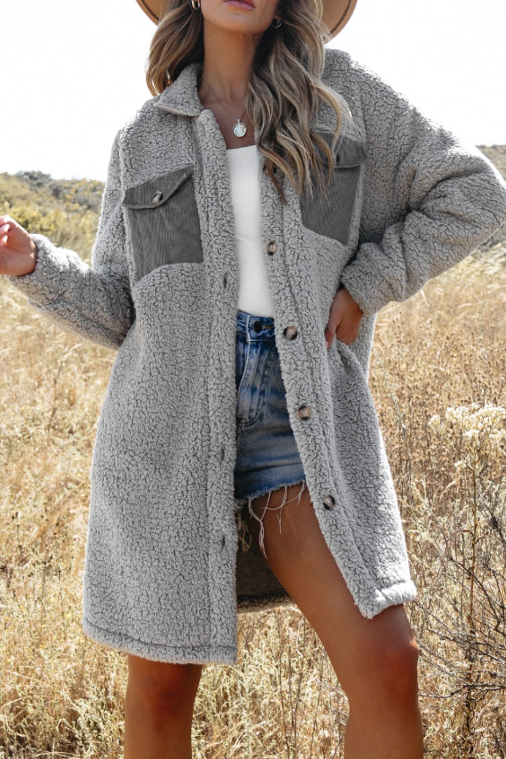 Aspen Longline Teddy Coat