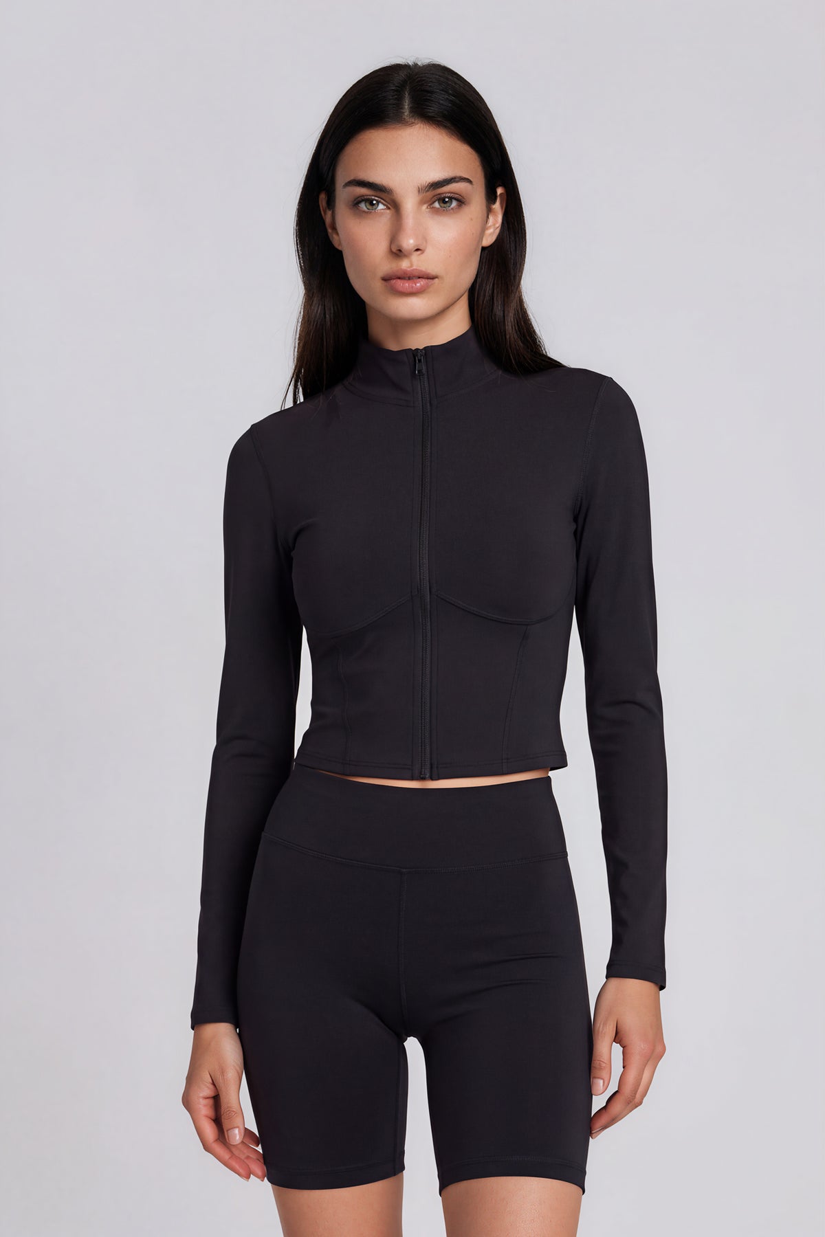 Full-Zip Sports Jacket - Black
