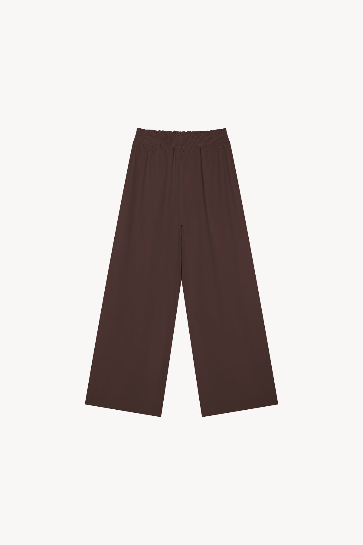 High Rise Wide Leg Pants - Coffee