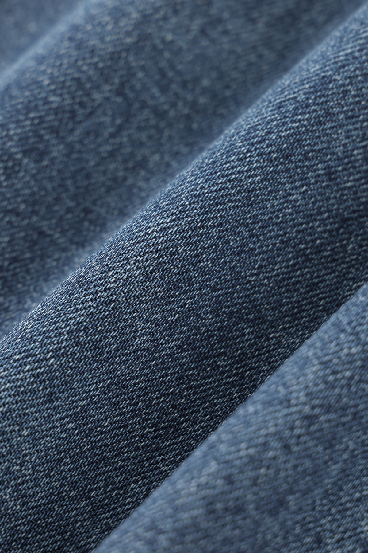 Vintage Wash Denim Skirt - Blue