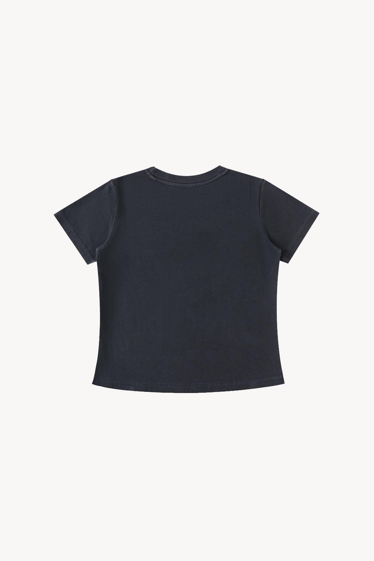 Vintage Wash Slim Fit T-Shirt - Black