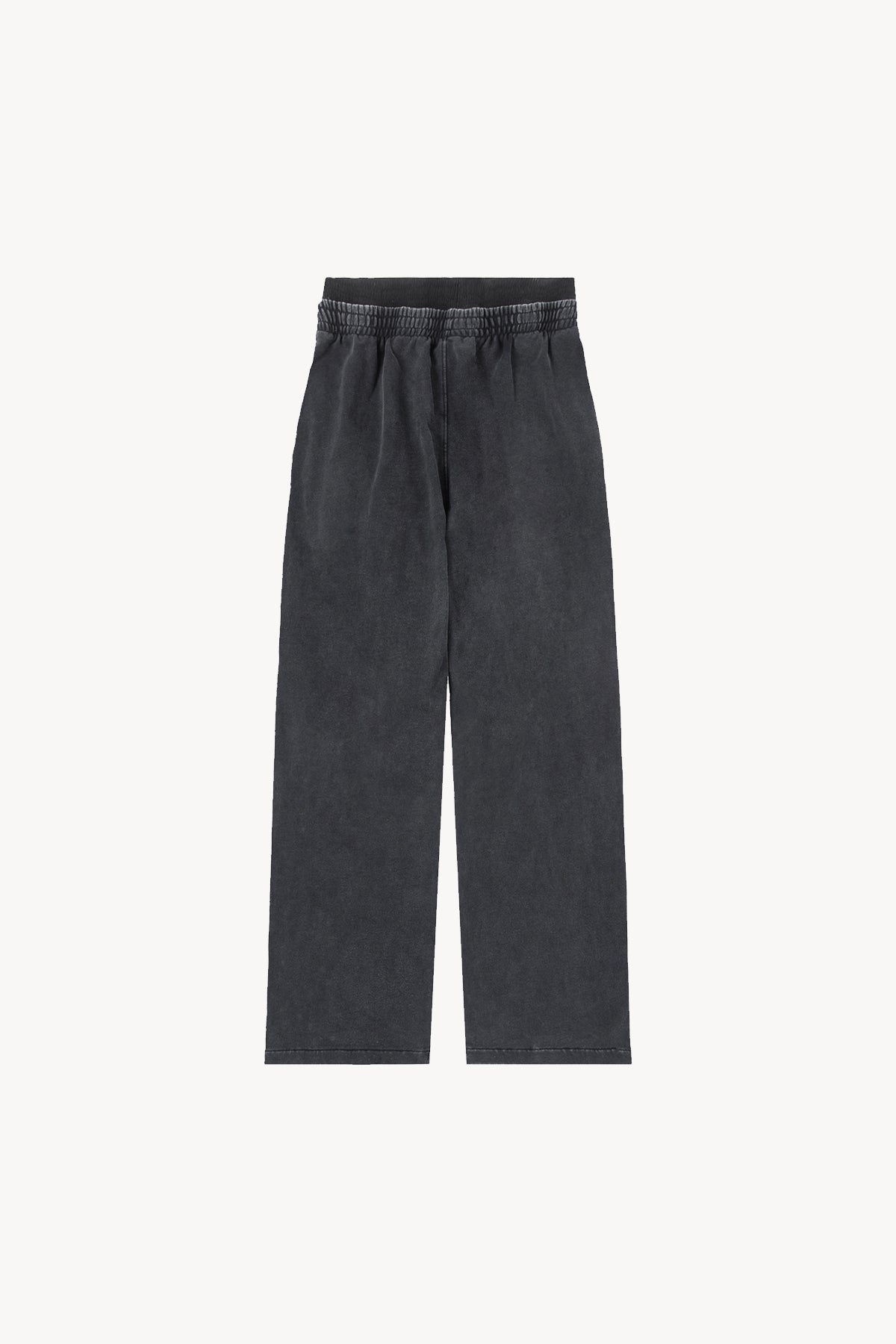 Vintage Washed Waist Pants - Black