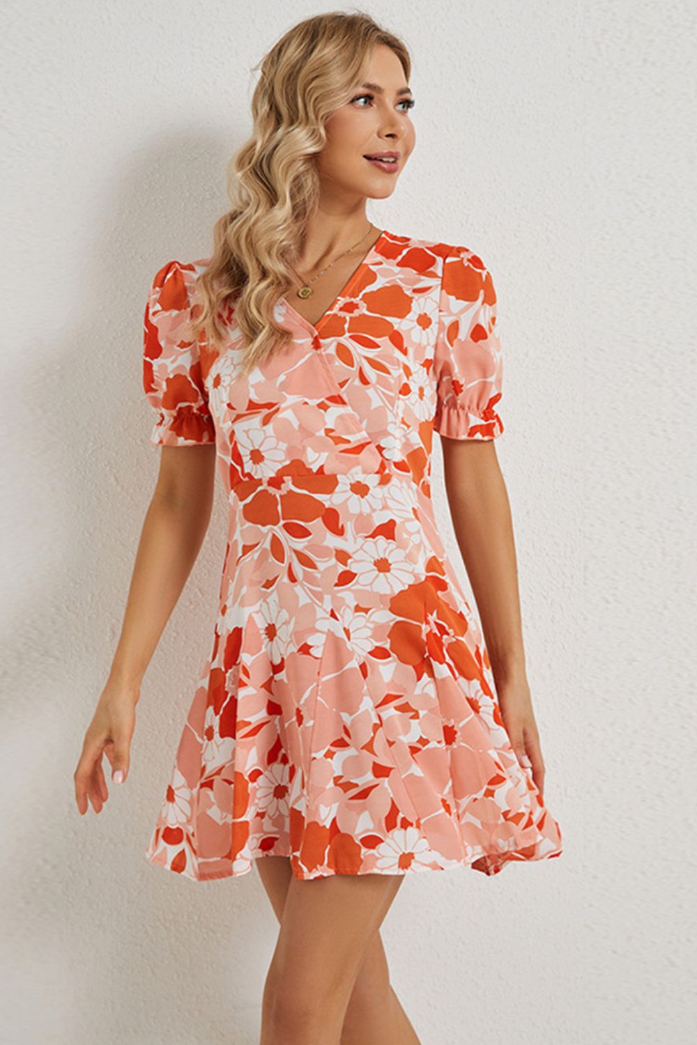 ワンピース soorploom orla dress floral 5y Orla Dress | Saffron Floral | Marigold Modern Kids