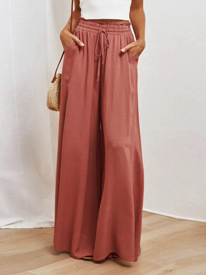 Go With The Flowy Wide Leg Pants