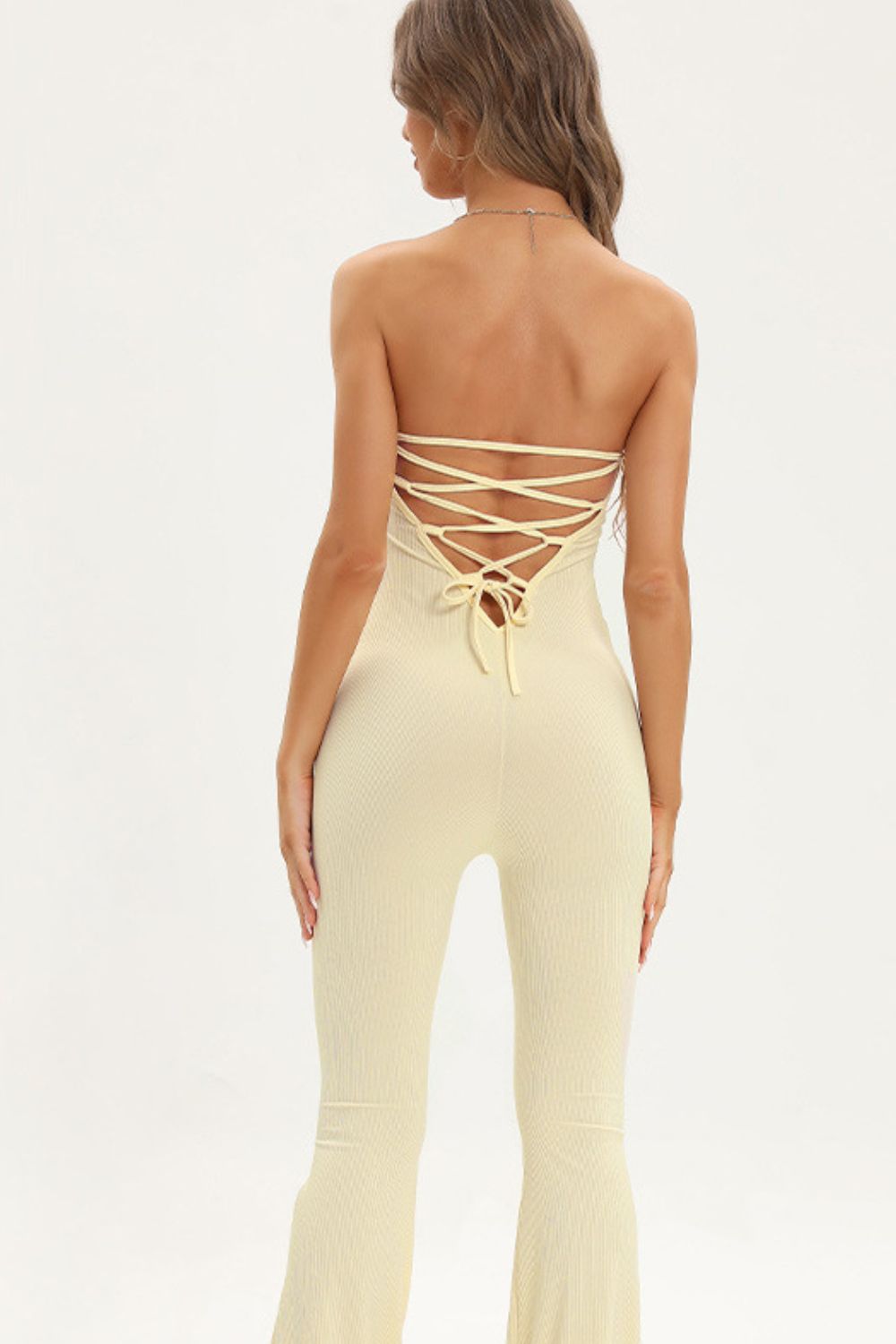 So Smooth Lace-Up Jumpsuit