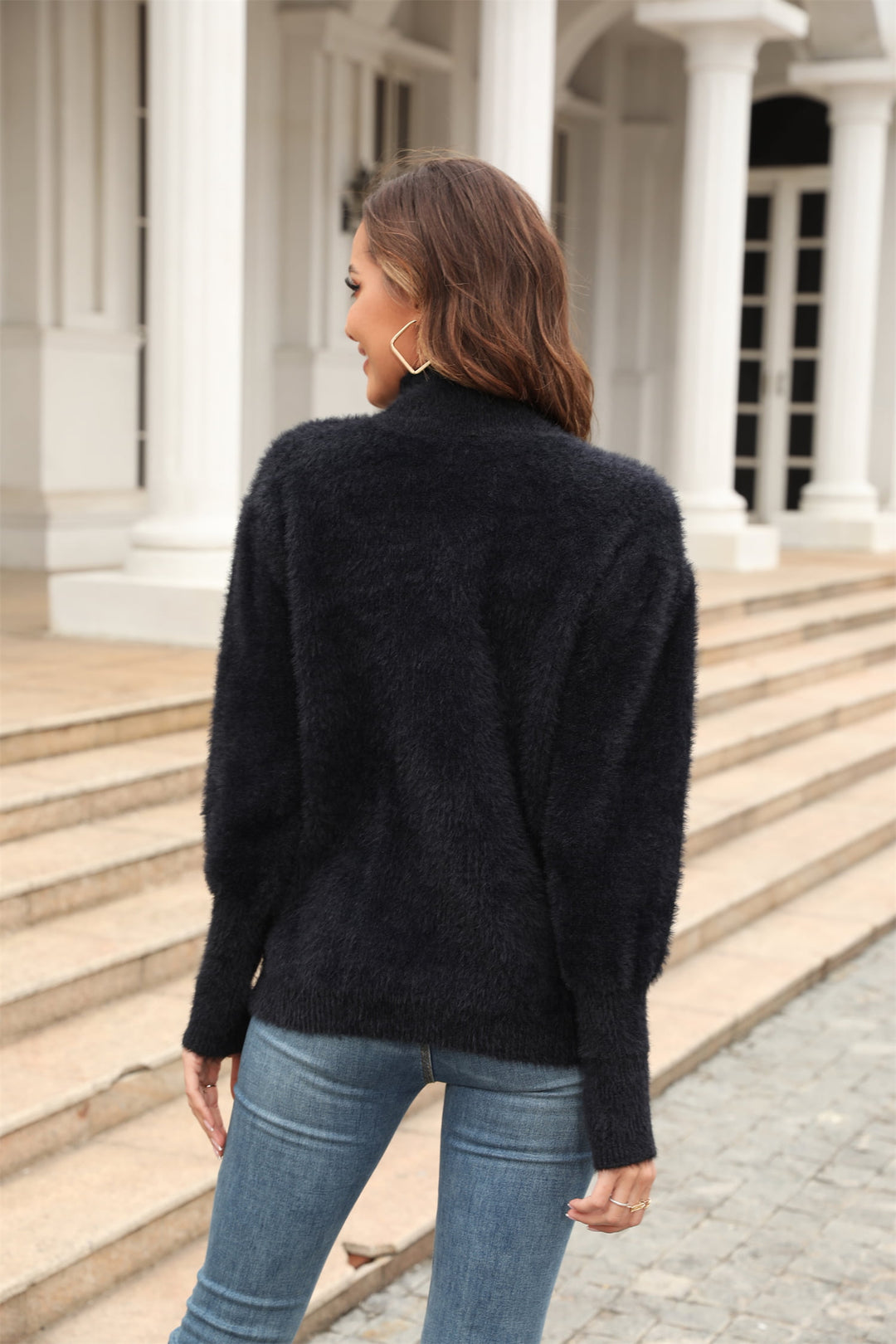 Warm And Fuzzy Turtle Neck Sweater