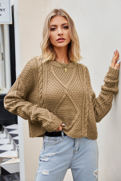 Cozy Memories Cable-Knit Sweater