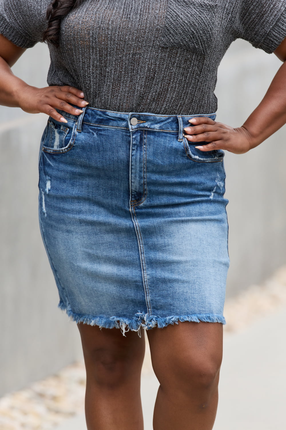 Rebecca Denim Mini Skirt