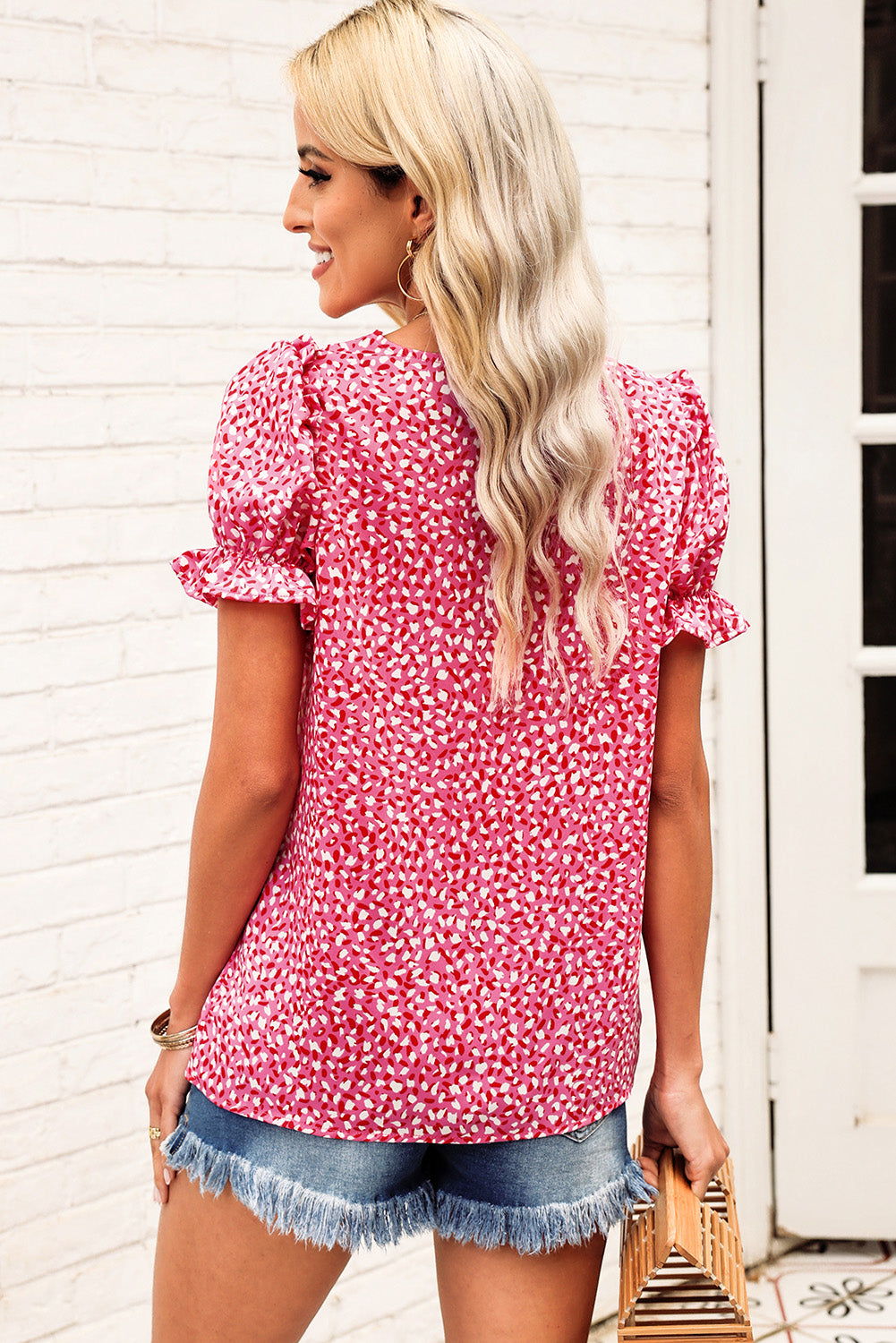 Making Me Happy Floral Blouse