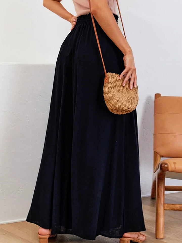 Go With The Flowy Wide Leg Pants