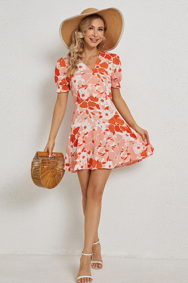 Dance In The Sun Floral Mini Dress