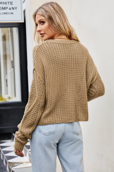 Cozy Memories Cable-Knit Sweater