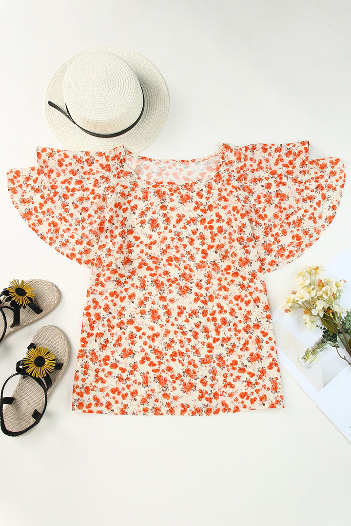 Always Happy Floral Blouse