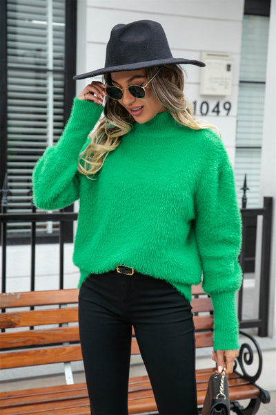 Warm And Fuzzy Turtle Neck Sweater