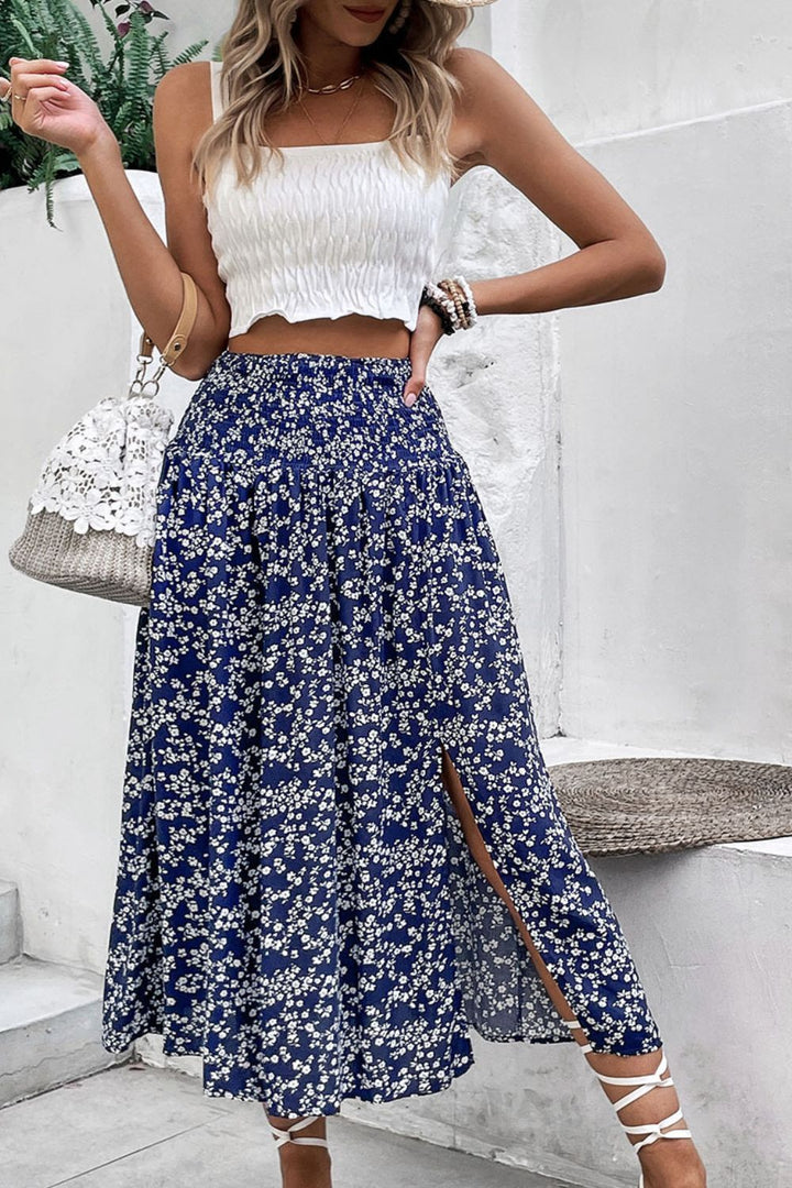 Rebecca Ditsy Floral Midi Skirt