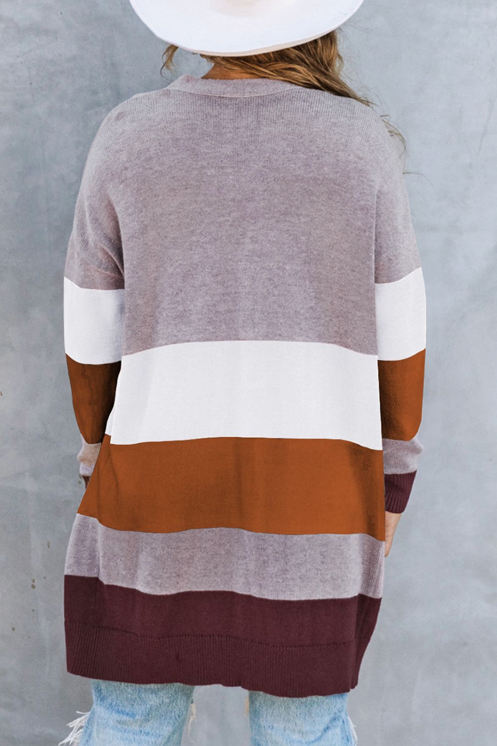 Spend Some Time Color Block Cardigan
