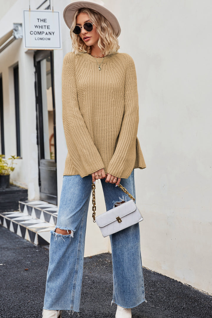 Cozy Up Waffle Knit Sweater