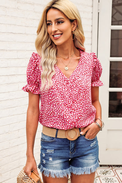 Always Happy Floral Blouse