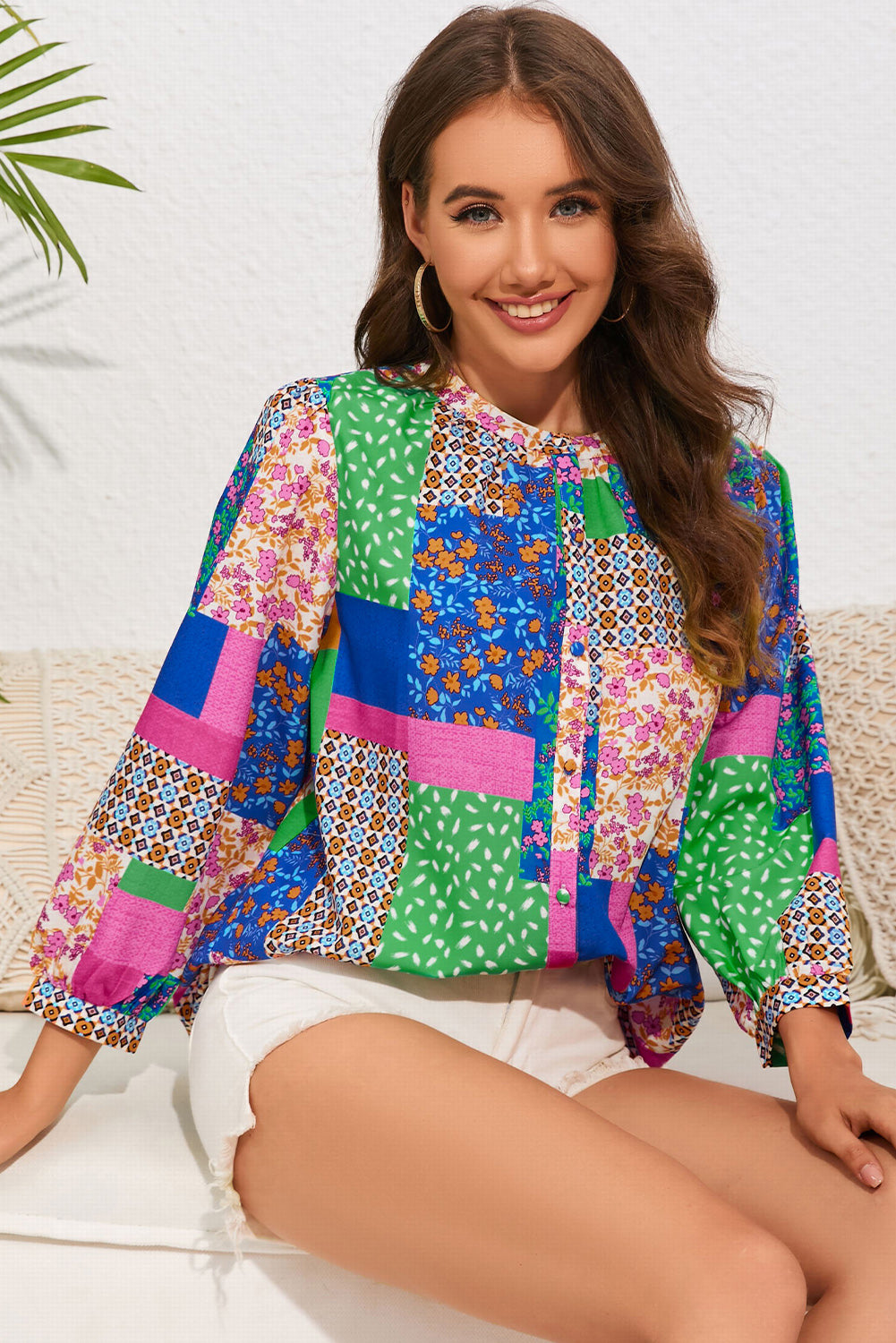 Piece Of Art Patchwork Blouse