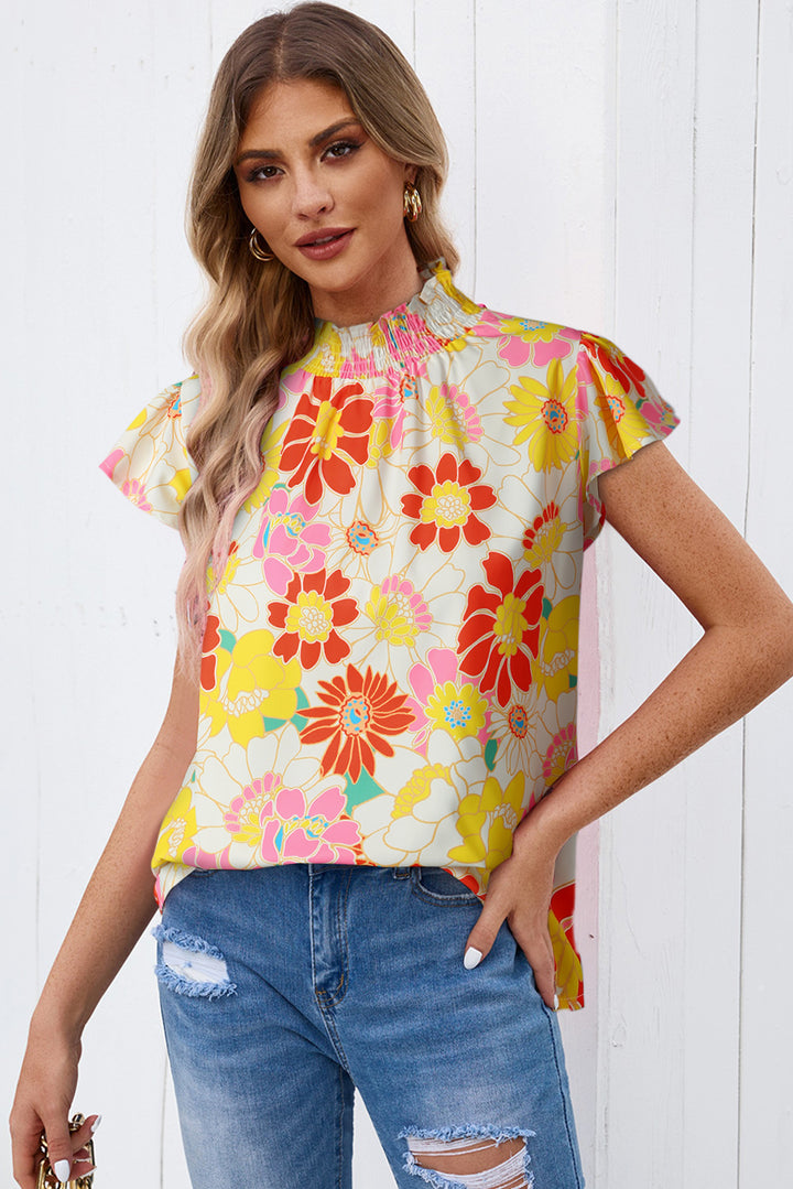 Buy Me Flowers Floral Blouse