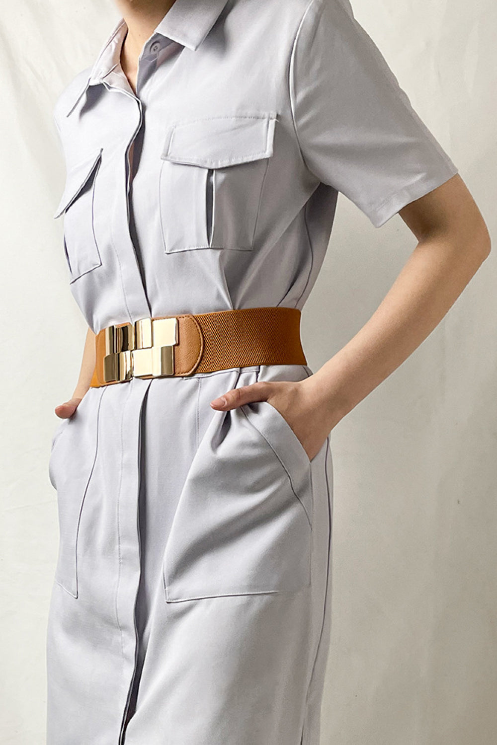 Always In Style Elastic Wide Belt