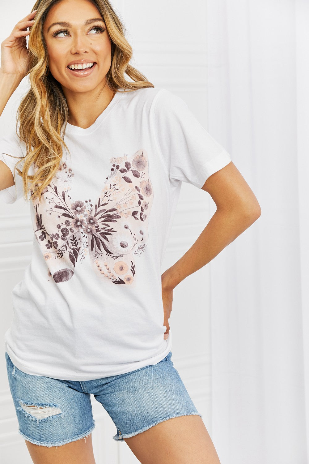 You Give Me Butterflies Graphic Tee