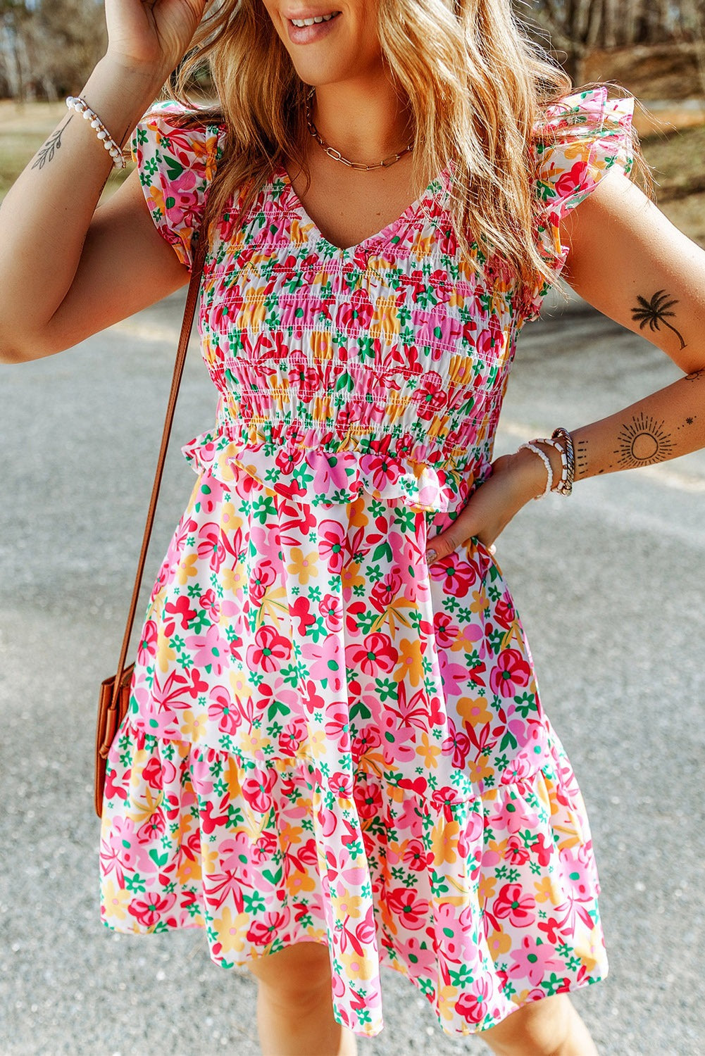 Perfect Love Floral Mini Dress