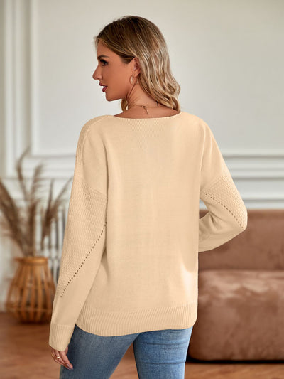 Getting Ready V-Neck Sweater