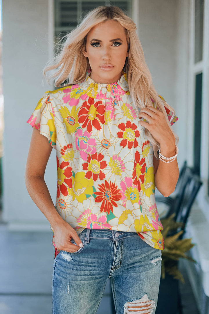 Buy Me Flowers Floral Blouse