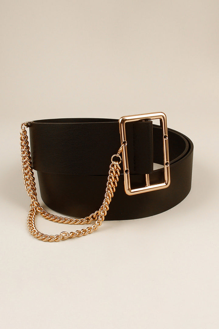 Style Me Leather Wide Belt