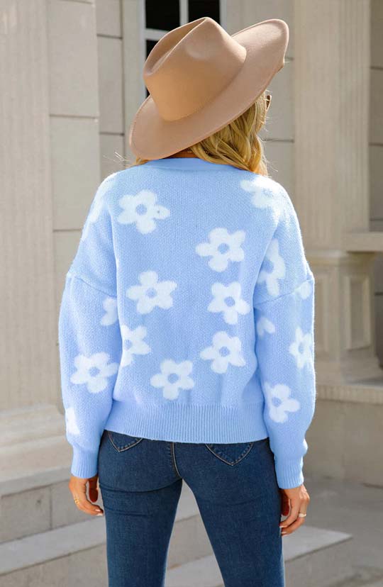 Always In Bloom Floral Cardigan