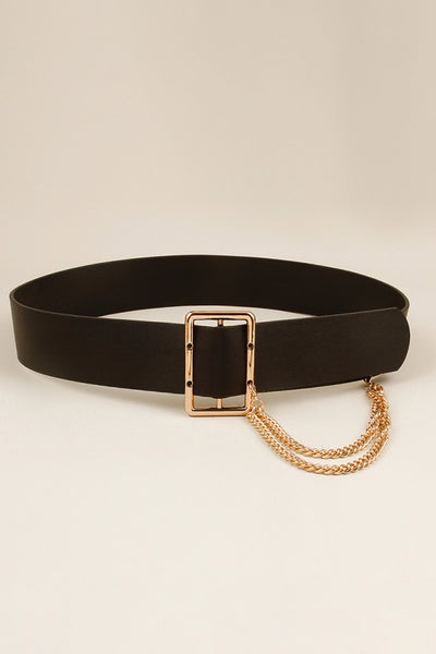 Style Me Leather Wide Belt