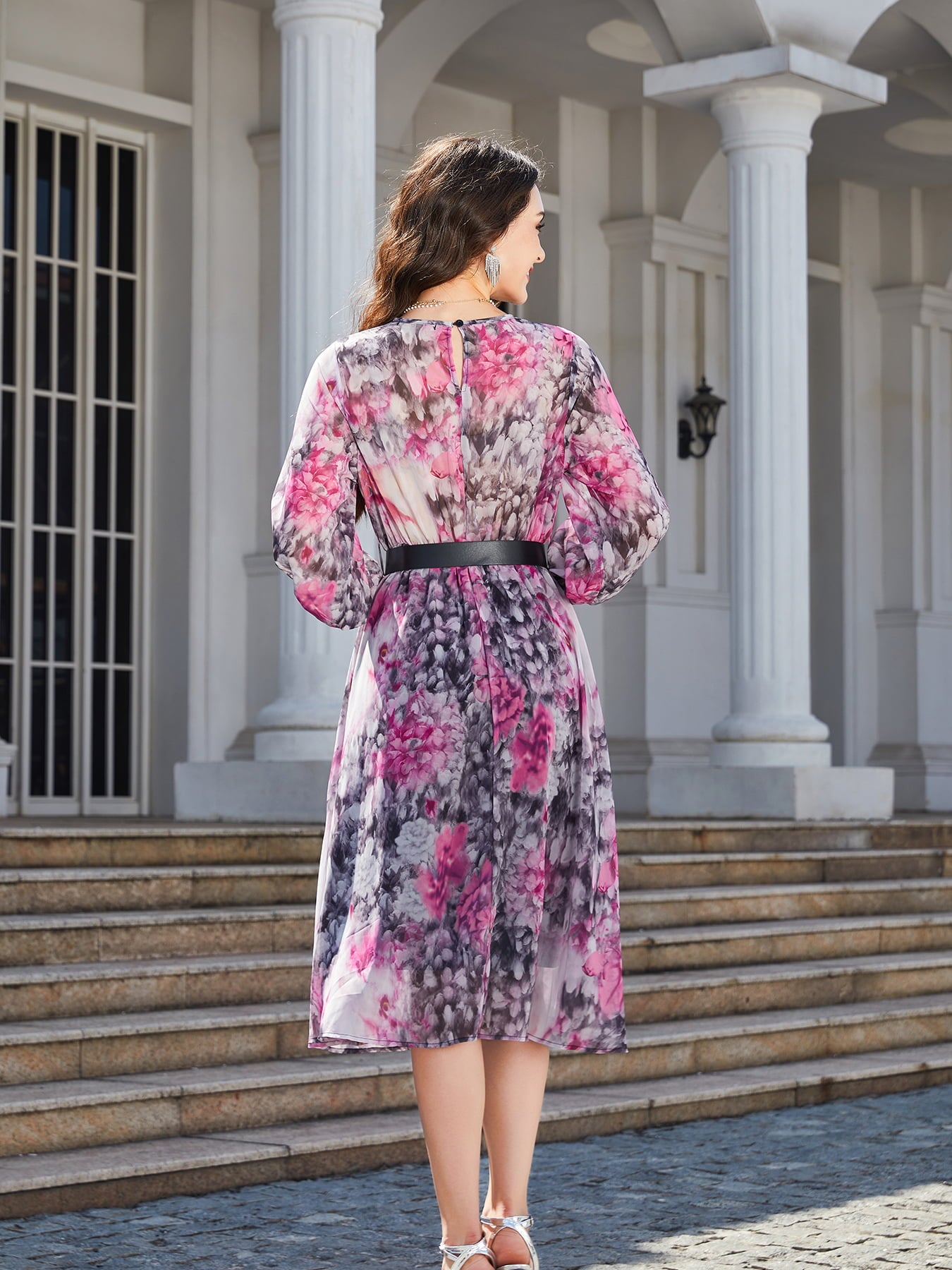Seeds Of Today Floral Midi Dress