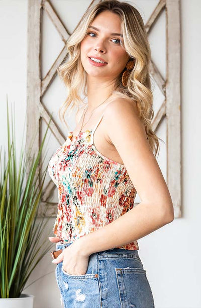 Bloom From Within Floral Cami