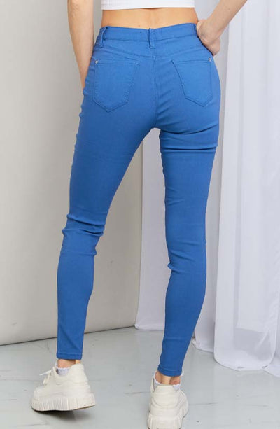 Bright Mid-Rise Skinny Jeans