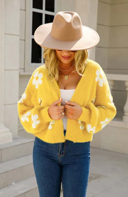 Brighten My Day Floral Cardigan