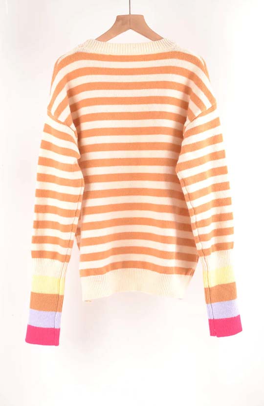 Brighten Your Day Striped Sweater