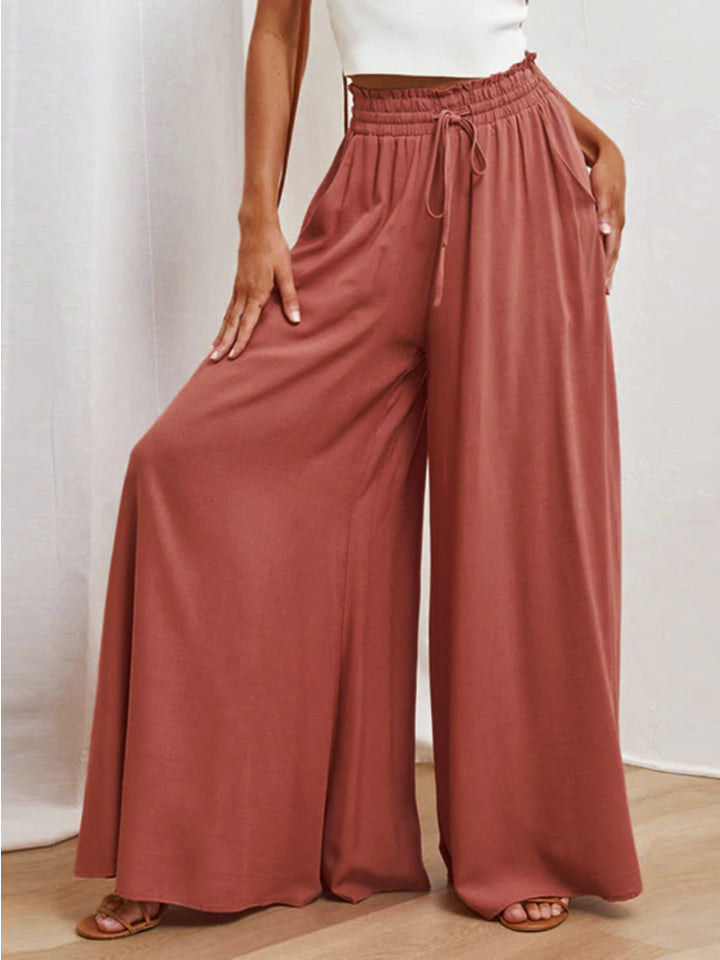 Go With The Flowy Wide Leg Pants