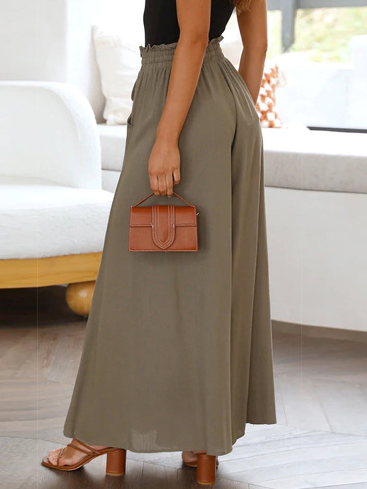 Go With The Flowy Wide Leg Pants