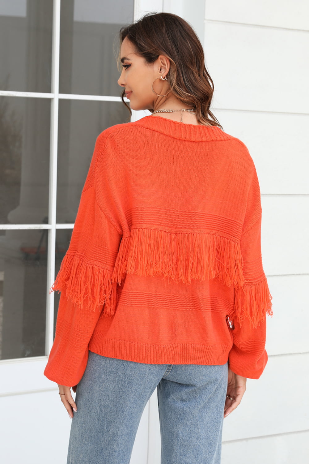 Speak Your Mind Fringe Trim Cardigan