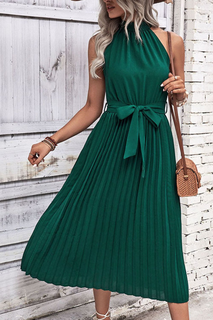 From The Forest Pleated Midi Dress