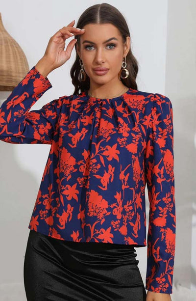 Dose Of Florals Puff Sleeve Blouse