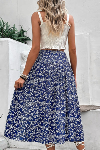 Rebecca Ditsy Floral Midi Skirt