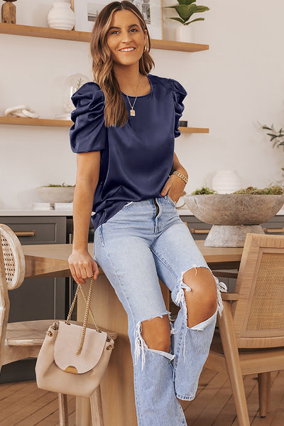 Take Me Up Puff Sleeve Blouse