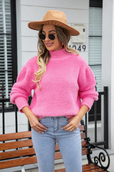 Warm And Fuzzy Turtle Neck Sweater