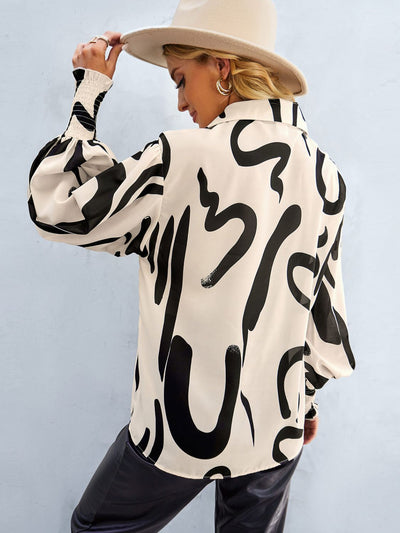 Work Of Art Abstract Blouse