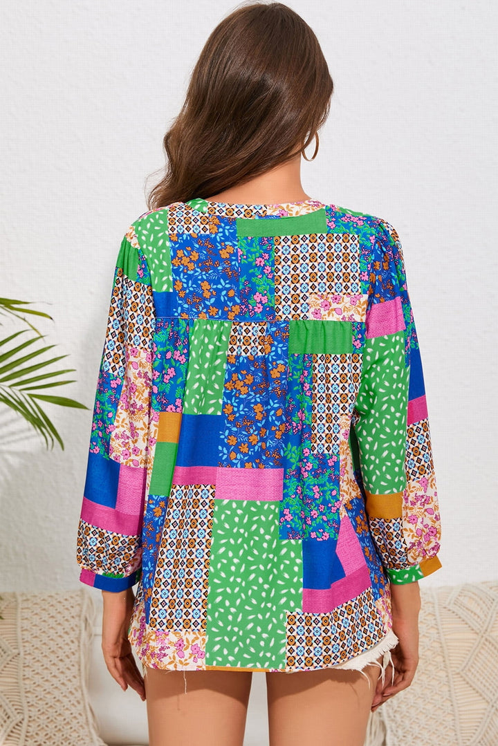 Piece Of Art Patchwork Blouse