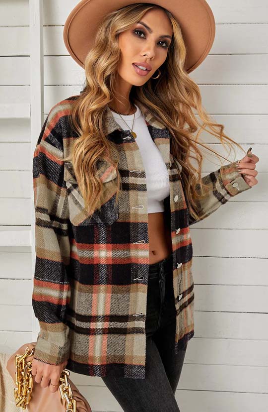 From The Woods Plaid Shacket