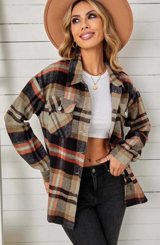 From The Woods Plaid Shacket