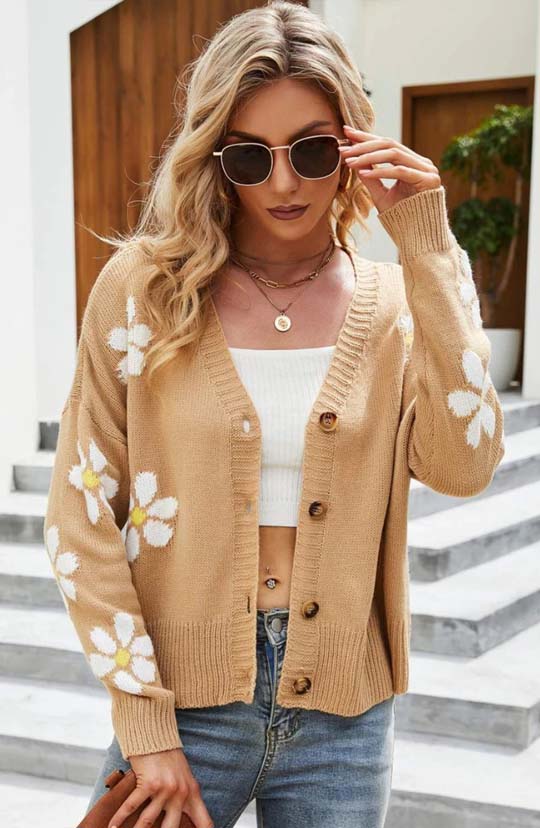 Hello Sunshine Daisy Cardigan